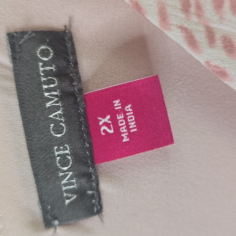 Vince Camuto Pink Long Sleeve Dress. - Picture 3 of 6
